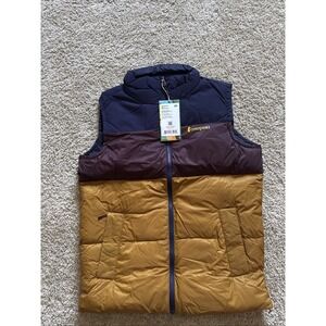 Cotopaxi Solazo Down Best Men's Medium Bronze Multi Color Full Zip